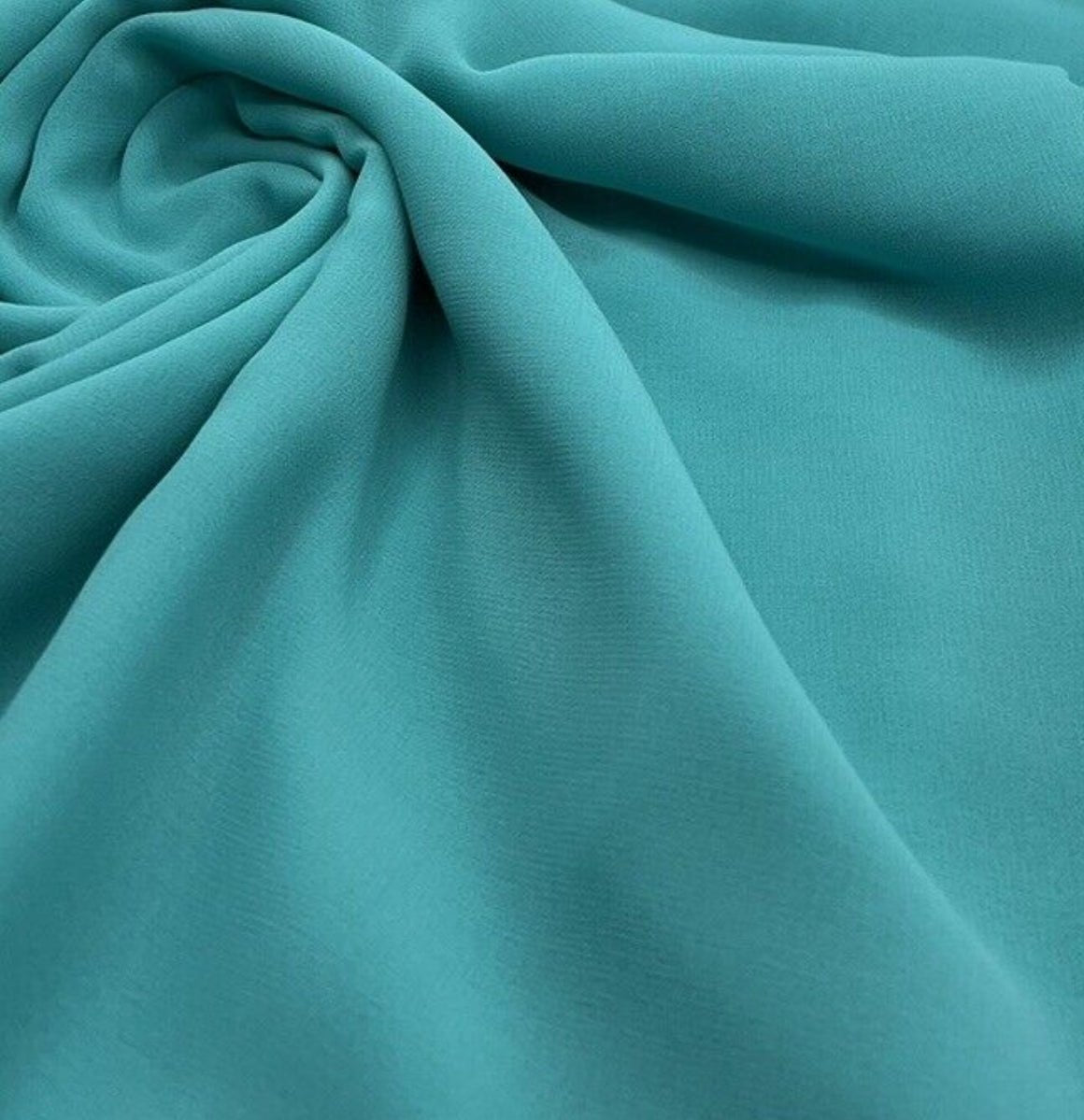 15 COLOURS - Premium Plain Dyed Chiffon Fine Soft Sheer Dress Fabric - T9 Fabrics